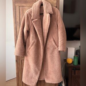 ALO Yoga Women's Cozy Tan Teddy Jacket